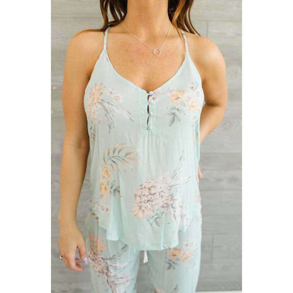 NEW PJ SALVAGE paradise bound cami in multi